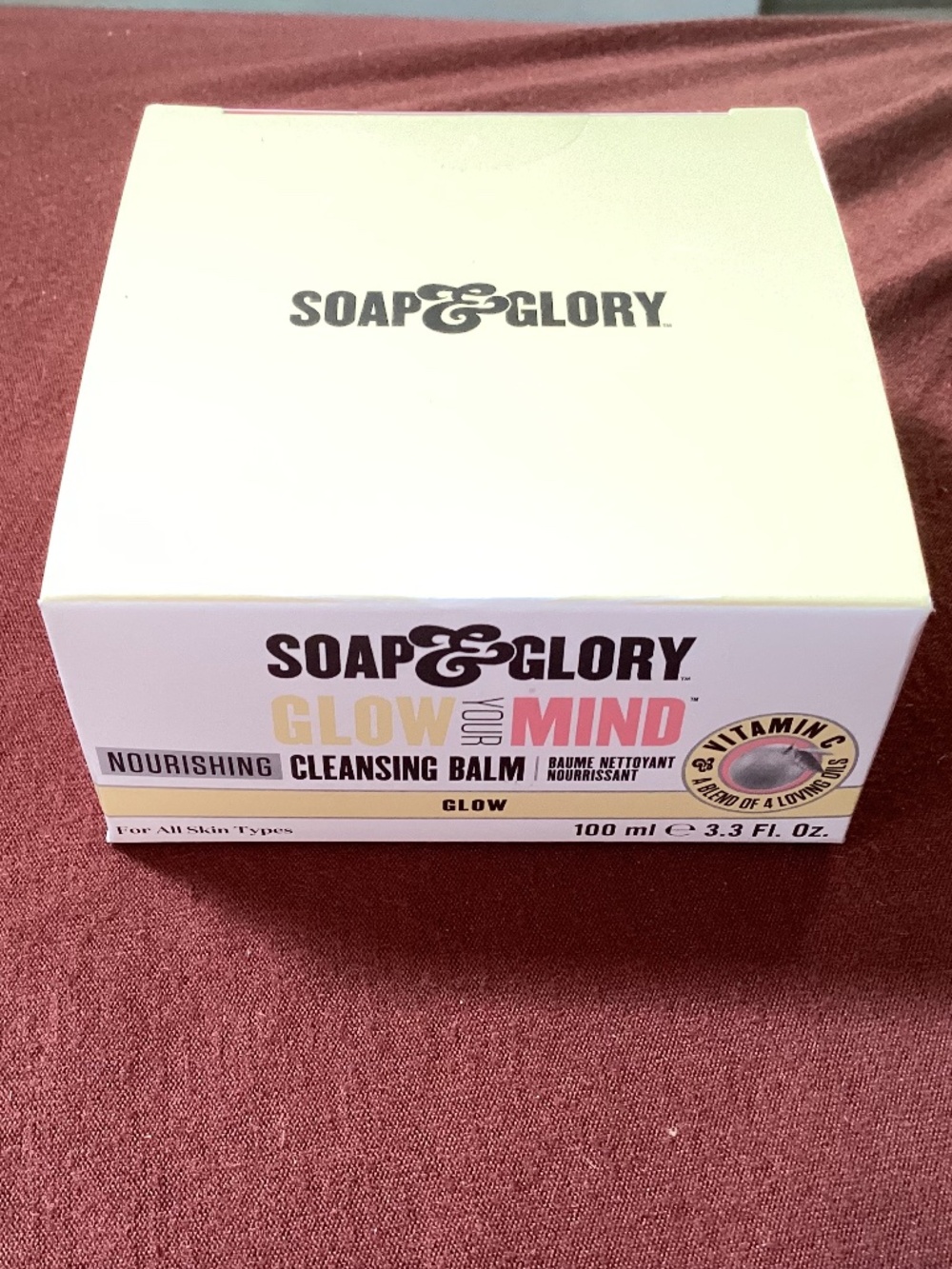 Soap&Glory Glow Your Mind Nourishing Cleansing Balm 100 ml/3.3 fl oz New